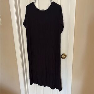 Old Navy Black Midi Dress